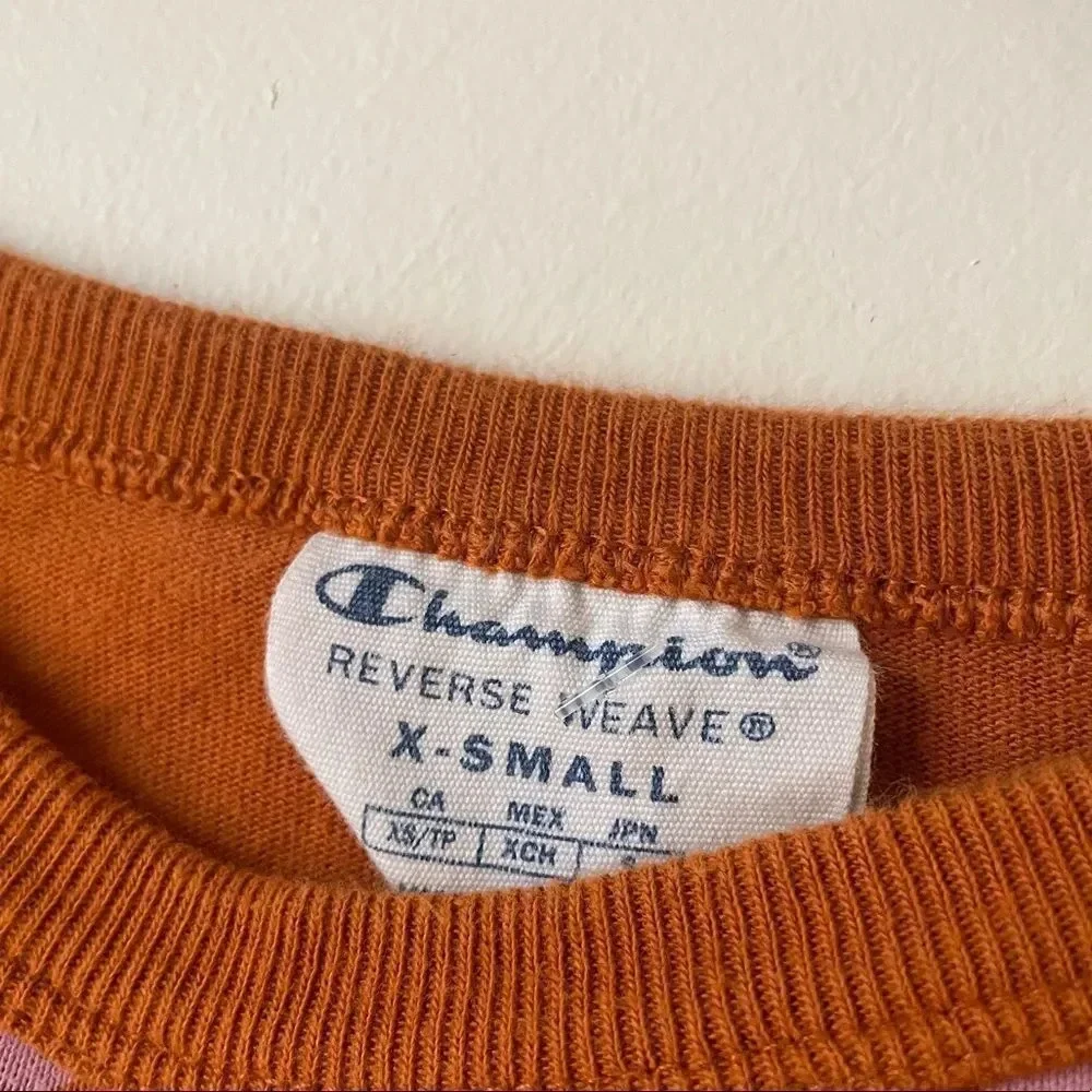 Champion rust orange crop top  XS‎ - Picture 6 of 8